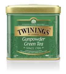 Чай Twinngs зеленый Ганпаудер, ж/б 100 гр