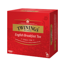 Чай Twinings черный Английский завтрак, короб (50 пак.) 100 гр