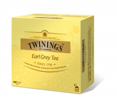 Чай Twinings черный Эрл Грей, короб (50 пак.) 100 гр