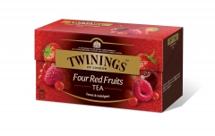 Чай Twinngs черный Четыре красные ягоды, короб (25 пак.) 50 гр