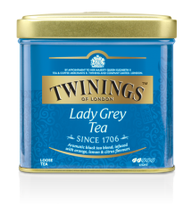 Чай Twinings черный Леди Грей, ж/б 100 гр
