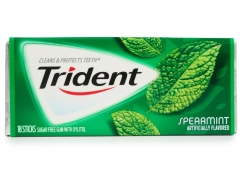 Жевательная резинка Trident Gum Spearmint 26,6 грамм