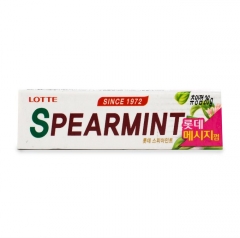 Жевательная резинка LOTTE SPEARMINT пластинки 26 грамм