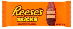 Шоколадный батончик Hershey’s Reese's Sticks с арахисовой пастой 42 грамма