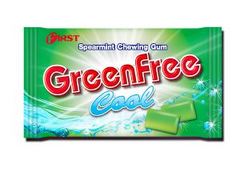 Жевательная резинка Green Free Cool Gum (Spearmint) 12 грамм