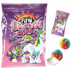 Карамель леденцовая "Unicorn balls" кислые 80 грамм