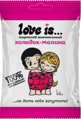 Мармелад жевательный Love is… Холодок-малина 25 гр