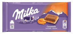 Шоколад молочный Milka Caramel 100 грамм