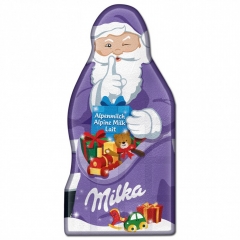 Шоколадная плитка Milka Santa Claus 85 грамм