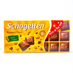 Молочный шоколад Schogetten Roasted Corn Chocolate 'Жареная Кукуруза' 100 грамм