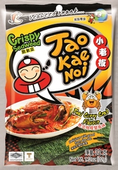 TAO KAE NOI Crispy Seaweed Thai Curry Crab Flavour Тайский краб карри 32 грамма