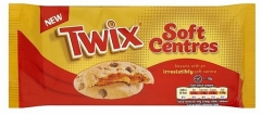 Печенье Twix Soft Centre Biscuits с карамельной начинкой 144 грамма