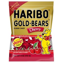 Жевательный мармелад 'HARIBO' Мишки с вкусом вишни (Gold Bears Cherry) 113 грамм