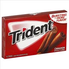 Жевательная резинка Trident Gum Cinnamon 26,6 гр