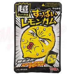 Жевательная резинка Marukawa (кислая лимонная) 41,5 грамм
