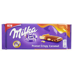 Milka Peanut Crispy Caramel 90 грамм
