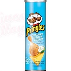 Чипсы Pringles Cheddar & Sour Cream 158 грамм