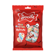 Зефир Docile Maxmallows Завитки цветные 220 гр