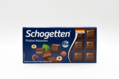 Шоколад Schogetten молочный с начинкой из нуги 100 гр