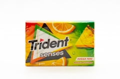 Жевательная резинка Trident без сахара со вкусом тропических фруктов 23 гр