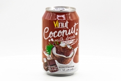 Напиток безалкогольный негазированный Vinut кокосовое молоко со вкусом Шоколада 330 мл ж/б