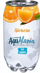 Напиток б/а среднегазированный AquAlania со вкусом Апельсина 330 мл