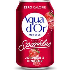 Напиток Aqua dOr Jordber and Hindber клубника и малина 330 мл