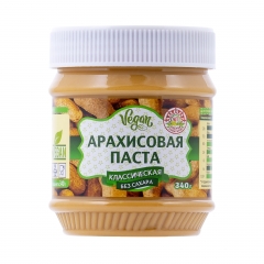 Азбука Продуктов Арахисовая паста Классическая без сахара 340 гр