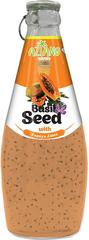 Нектар Aziano Папайи с семенами базилика 30% Papaya Juice withe Basil seed Drink 290 мл