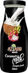 Кокосовое молоко Aziano с соком Питайя Coconut milk dragonfruit juice 280 мл