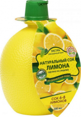Натуральный сок лимона Азбука Продуктов 200 мл