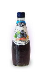 Basil seed drink Blueberries flavor "Напиток Семена базилика с ароматом черники" 290 мл