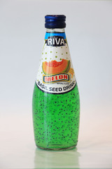 Basil seed drink Melon flavor Напиток Семена базилика с ароматом дыни 290 мл