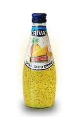 Basil seed drink Pineapple flavor "Напиток Семена базилика с ароматом ананаса" 290 мл