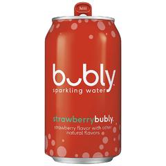 Напиток б/алк газированный BUBLY Strawberry (Клубника) 0,355л