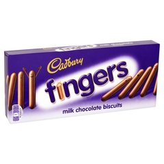 Шоколадные палочки Cadbury Fingers 114 грамм