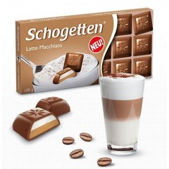 Молочный шоколад Schogetten Latte Macchiato 'Латте Макиато' 100 грамм