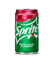 Напиток Sprite Winter Spiced Cranberry (Клюква) 355 мл
