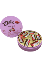 Набор Dove молочный шоколад в 110 гр в ж/б