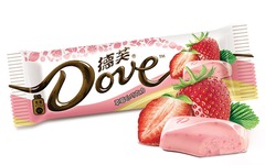 Шоколад "Dove" со вкусом клубники 42 грамма