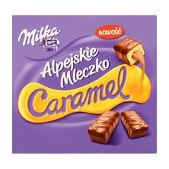 Конфеты суфле Milka - Alpen Milk Caramel Chocolates 350 грамм