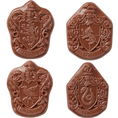 Шоколад Фигурный "Jelly Belly" ГАРРИ ПОТТЕР, Эмблемы Факультетов Хогвардса 28 грамм