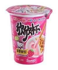 Хлебные палочки Hello kitty со вкусом клубники 25 грамм