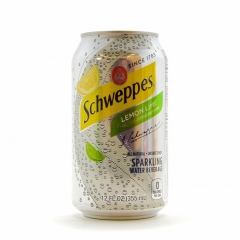 Напиток Schweppes Lemon Lime sparkling water 0,355 л