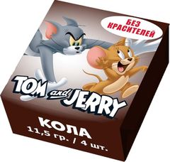 Конфеты жевательные Tom and Jerry Кола 11,5 грамм