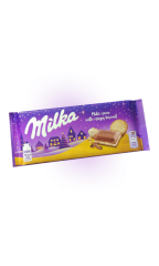Молочный Шоколад Milka ваниль и кусочки печенья 100 гр