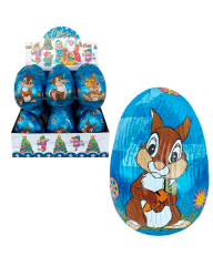 Яйцо из кондитерской глазури Шоколадная Компания Кролики с сюрпризом 90 гр