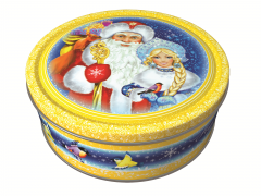 Печенье Дед Мороз и Снегурочка Сладкая Сказка 400 гр