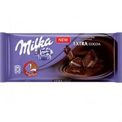 Молочный шоколад Milka Extra Cacao Dark Chocolate 100 грамм