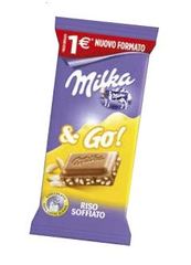 Шоколад Мilka & Go Riso Soffiato 45 грамм